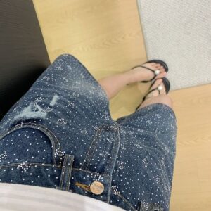 [샤넬] CL 33004 라인스* 데님 쇼츠