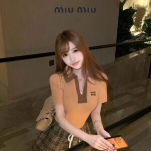 [미우미우] 빈티지로* 니트카라티 칼라 :one