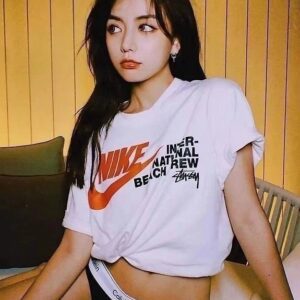 [나이키] 비치크루 반팔 블랙 흰색