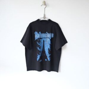 [발렌시아가] 26 선더스톰 파리 오버 티셔츠 - 수입 Color 블랙&블루 Size M , L 미세오차 +,-1~3cm 가슴둘레,어깨,기장