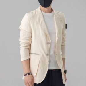 [스톤] 수입고급 고스트와펜 린넨 블레이져 . color - 아이보리