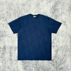 [디올] 홀마크 오블리크 반팔티셔츠 - 수입 Color 딥블루 , 화이트 Size FREE 미세오차 -,+1~3cm 기장,가슴둘레,어깨, , 116 , 50 , 23cm