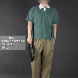 [프라다] "리비에라 스트라이프 모델: 183cm/ 78kg "L(95-100)size" 착용