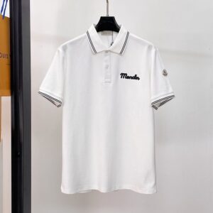 [몽클] MC M 650869 자수 로* 배색 반팔