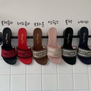 [디올] 슬리퍼 굽 2cm3cm4cm5cm6cm7cm 힐굽 통굽 주문시 굽 종류 높이 말씀해주세요 240245 250 255