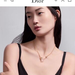 [디올] 로즈 pre catelan 목 45센티 목 귀