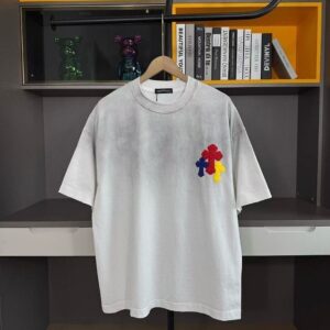 [크롬하츠] 컬러로고 워싱 티셔츠
