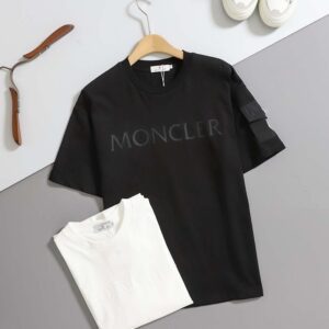 [몽클] 수입 라미네이티드 로* 반팔 티셔츠 ㆍcolor ㅡ 화이트, 블랙 ㆍsize ㅡ S(95), M(100), L(105), XL(110-115)