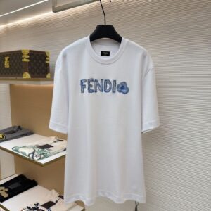 [팬디] FD01 플라워 로고 티셔츠