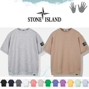[스톤] 양면 PK 오버핏 반팔 멜란지 진베이지 블랙 네이비 차콜 화이트 핑크 연베이지 그린 블루 바이올렛 옐로우 민트 스카이 면