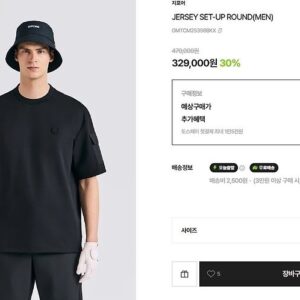 [지포어] 수입 저지 셋업 라운드 티셔츠 & 하프팬츠 SET ㆍcolor ㅡ 블랙 ㆍsize ㅡ M(95). L(100). XL(105). XXL(110)