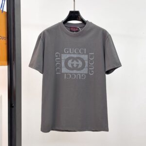 [구찌] GC M 650874 인터로킹 G 프린트 코튼 반팔