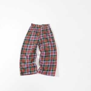 [비비안] 클래식 체크 멀티포켓 하드 워크 팬츠 - 수입 Color 블랙체크 , 레드체크 Size S , M 미세오차 +,-1~3cm 허리,엉덩이둘레,밑단둘레,기장