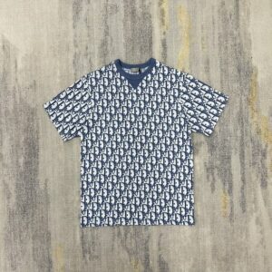 [디올] 오블리크 테리 캐주얼 반팔티 - 수입 Color 블루 , 그린 Size M , L 미세오차 -,+1~3cm 기장,가슴둘레,어깨,소매