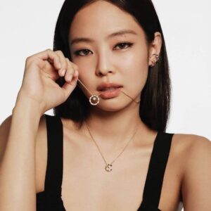 [샤넬] 제니 코코 중목걸이 칼라:화이트,로즈골드