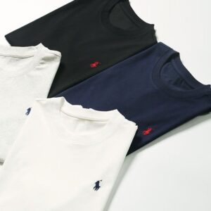 [폴로] 클래식핏 포니 자수 티셔츠 - 수입 Color 블랙 , 화이트 , 네이비 , 멜란지 Size L , XL 미세오차 +,-1~3cm 가슴둘레,어깨,기장,소매