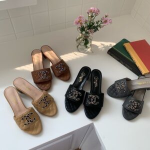 [샤넬] 슬리퍼 굽 2cm3cm4cm5cm6cm7cm 힐굽 통굽 주문시 굽 종류 높이 말씀해주세요 240245 250 255
