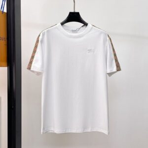 [버버리] BBR M 650876 체크 패널 코튼 반팔