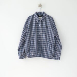 [미우미우] 26 깅엄 체크 라이트 블루종 자켓 - 수입 Color 블루 Size 미세오차 +,-1~3cm 가슴둘레,어깨,기장, : 126 , 59 , 68 , 58cm 40 : 130 , 60 , 70 , 59cm 42 : 136 , 61 , 72 , 60cm