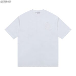 [디올] 엠브로이드 코튼 티셔츠 color: 화이트 , 블랙