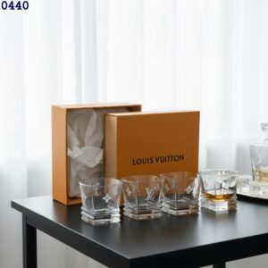 [루이비통] 모노그램 사각스퀘어 글라스 4종 세트