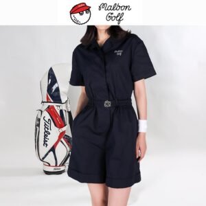 [말본] 숏 점프수트 FABRIC(소재):폴리/면/스판 COLOR(색상) :네이비 SIZE(사이즈): S,M,L 볼주머니,벨트 포함 키 169cm체중 50kg상의 55 사이즈 인치착용 사이즈 S 단면/CM s (55) 총길이 90 / /