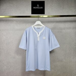 [몽클] M 쿨론 절개 시즈닝 헨리넥 - FABRIC(소재) : 드라이핏 쿨론(냉감원단) 코튼 75 / 폴리에스터 25 / 스판텍스 5