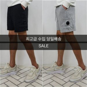 [씨피컴퍼니] 하프 팬츠 그레이 블랙