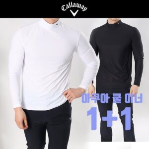[캘러웨이] 아쿠아 쿨 이너1+1 FABRIC(소재) :폴리에스터/스판 COLOR(색상) :블랙,화이트 SIZE(사이즈) :M(95),L(100),XL(105),2XL(110) 모델 178/79 XL착용 상세
