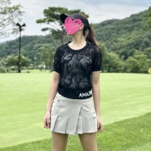 [어메이징크리] 에어서킷 테크메쉬 후디 풀오버 (WOMAN) 나일론 스판 메쉬레이스 소재