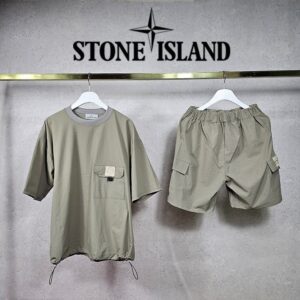 [스톤] PK 스트링 라운드 &하프 카고팬츠 SET COLOR(색상) : 카키 그레이 블랙 - SIZE(사이즈)