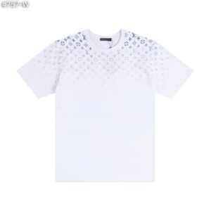 [루이비통] 그라디언트 코튼 티셔츠 color: 화이트